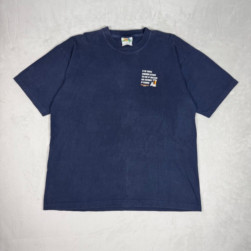 Y2K Mens Margaritaville Jamaica Montego Bay Graphic T-Shirt XL